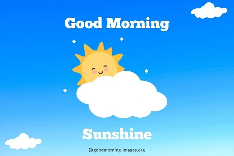 good morning sunhine images