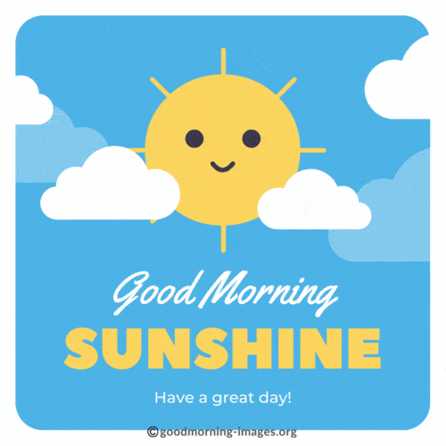 Good Morning Sunshine Gif Free Download